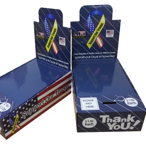 Perakende özel karton sadaka kutusu karton bağış lolipop 70 şeker kutusu - Product Image 1