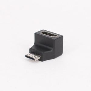 Mini HDMI to HDMI Adapter Up and Down 90 Degree Right Angle Converter for <strong>Raspberry</strong> <strong>Pi</strong> Zero DSLR <strong>Camera</strong> Camcorder HDTV Portable - Product Image 2