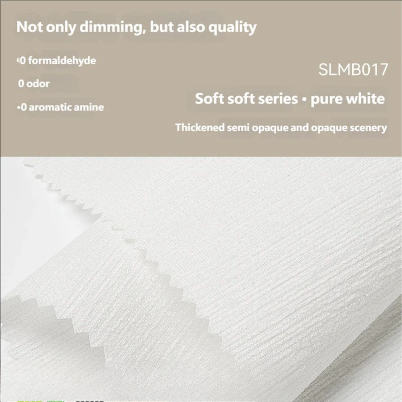 Store romain semi-occultant monocouche : blanc pur