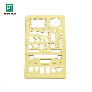 Metal Multi Functional <strong>Etching</strong> Paint Mat Gold Metal Brass Silver Copper Drawing <strong>Stencils</strong> for Children