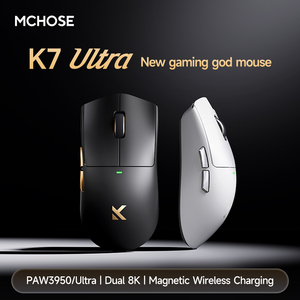 Mchose K7 Ultra Draadloze Muis Lichtgewicht Gaming En Kantoor Bedraad 2.4G Blue Tooth Drie-Mode Verbinding Paw3950 Ergonomisch - Product Image 2