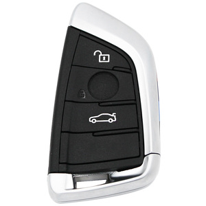 Yeni yedek akıllı uzaktan anahtar FOB vaka kabuk için 3 düğme BMW F 1 2 3 4 5 6 serisi x5 X6 kesilmemiş eklemek için anahtar - Product Image 1