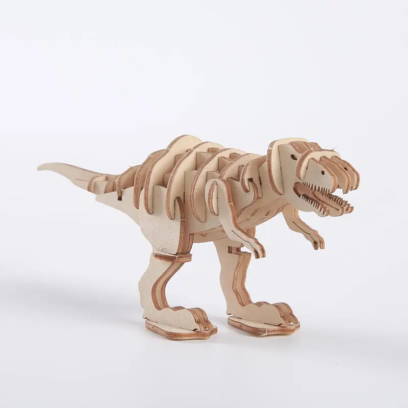 Modelo 3D Asamblea nuevo producto educación intelectual dinosaurio rompecabezas de madera