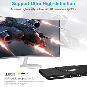 TESmart-Divisor HDMI 1x8, 1 en 8 out 1x8 3d 1080p HDCP 1,3, conmutador de vídeo EDID 4K30hz HDMI, separador para HDTV Uds. - Product Image 4