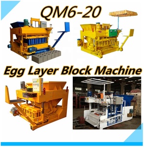 Máquina de fabricación de bloques sólidos, QM6-20 de capa de huevo móvil Manual de fábrica de China - Product Image 2