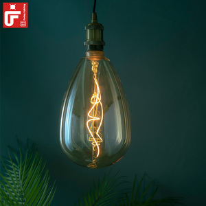 不規則な形状のLedスパイラルソフトフィラメントLed電球Ledフレキシブルフィラメント電球Ledフィラメント電球デザインランプ装飾 - Product Image 2