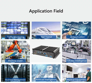 Factory Price Industrial Fanless Mini PC I7 10510U Win 11 Linux Brother PC <strong>Embedded</strong> Case Barebone <strong>Computer</strong> All in One
