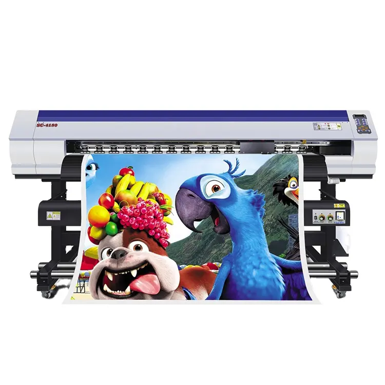 Goedkope Papier Printer Eco Solvent 1.8M Groothandel Inkjet Printer