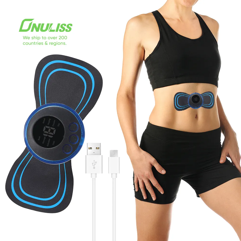 New Design Remote Control Ems Electric Pulse Neck Massager Muscle Pain Relief Neck Shoulder Massager Mini Ems Massager For Body