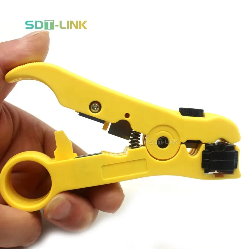 Multi-functional 352 Wire Coax Coaxial Stripping Tool For UTP/STP RG59 RG6 RG7 RG11 Universal Cable Stripper Cutter Pliers