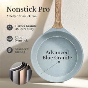 Sinh thái thân thiện Die-cast nhôm không dính soong nhà máy bán buôn nướng PAN cho Bít tết trứng Chất lượng cao Chảo chậu <span class=keywords><strong>Cookware</strong></span> Set - Product Image 2