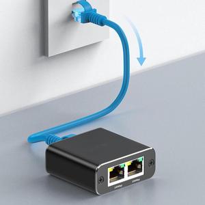 1000Mbps Ethernet Splitter <strong>Network</strong> Adapter RJ45 POE 1X2 1X3 1X4 LAN Extender for PC <strong>Computer</strong> Router Switch Works Simultaneously - Product Image 2