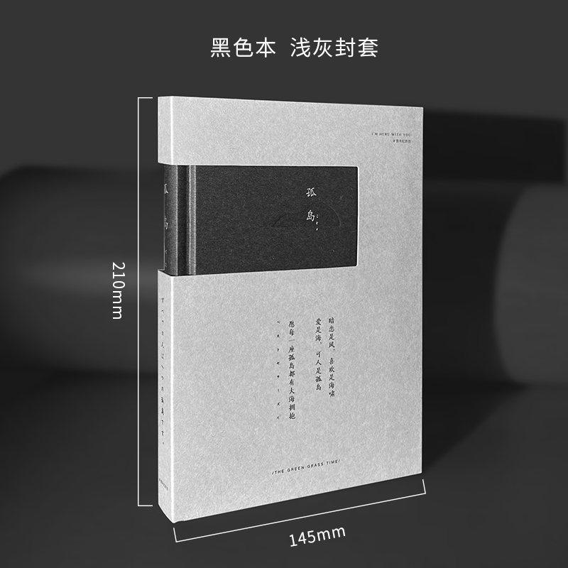 Black book Light gray Cover