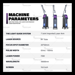 Co2 Лазерная фракционная лучшая эффективная трубка для удаления морщин и ухода за кожей CO2 Фракционный лазер для красоты - Product Image 6