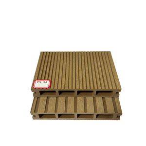 Hiện đại không thấm nước WPC decking 146*24 Mét với hạt gỗ tếch gỗ nhựa cho sàn ngoài trời dễ dàng bấm vào - Product Image 3