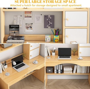 <strong>Multi</strong> <strong>Functional</strong> Modern Wood Storage Shelves Students Children Study <strong>Table</strong> Writing Desk Home Office <strong>Computer</strong> Desk - Product Image 6