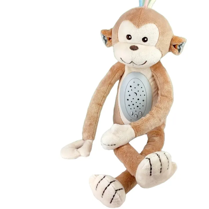 Успокаивающие акузтооптические плюшевые куклы обезьяны игрушки