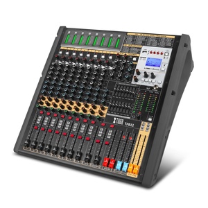 Xtuga TFB12 uscita a quattro gruppi Aux 7 Band EQ 100mm Fader Controller Dj analogico/Mixer Console Audio - Product Image 3