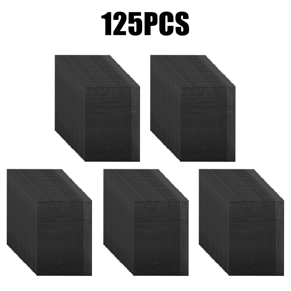 125pcs Black