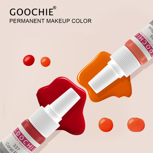Goochie有机最佳微blading Ombre奶油颜料PMU有机油墨