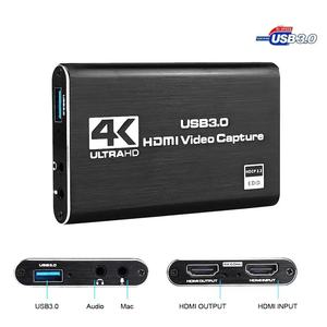 HDMI转USB 3.0录制音频视频采集卡盒4K 60fps HDMI视频采集卡Xbox PS4 Wii任天堂交换机 - Product Image 3