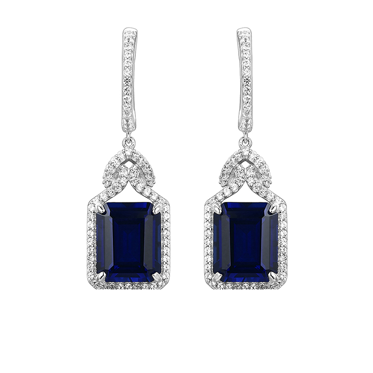 Earrings Blue