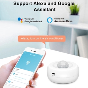 UEMON智能家居无线红外探测器ZigBee PIR运动传感器，带语音控制和无线防盗报警安全系统 - Product Image 6