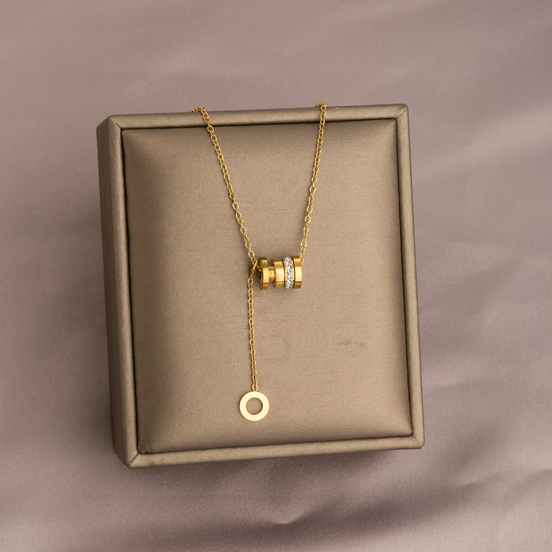 Gold Versatile Waist Titanium Steel Necklace