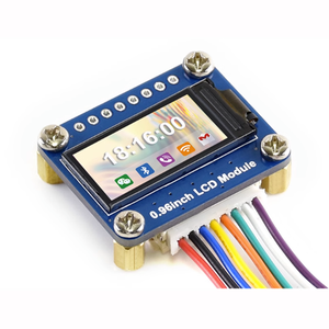 Arduino/ahududu PI 4B ile uyumlu 0.96 inç renkli LCD genişleme modülü IPS ekran SPI arayüzü