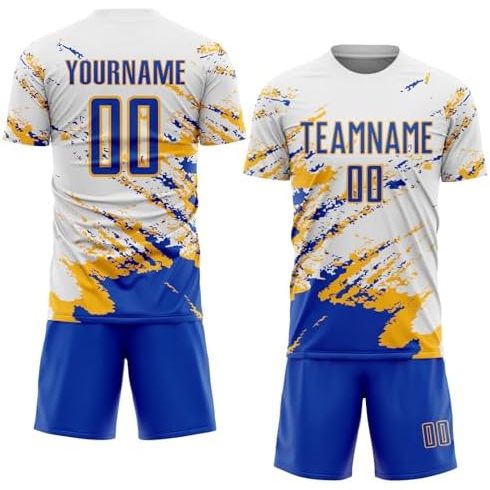 Bleu tonnerre-jaune flash blanc