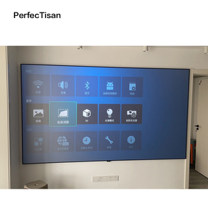 PerfecTisan-pantalla de proyección de largo alcance para cine en casa, 4K, 8K, 3D, marco fijo ust ALR, pantalla de ganancia de 1,3, revestimiento óptico de diamante negro - Product Image 2