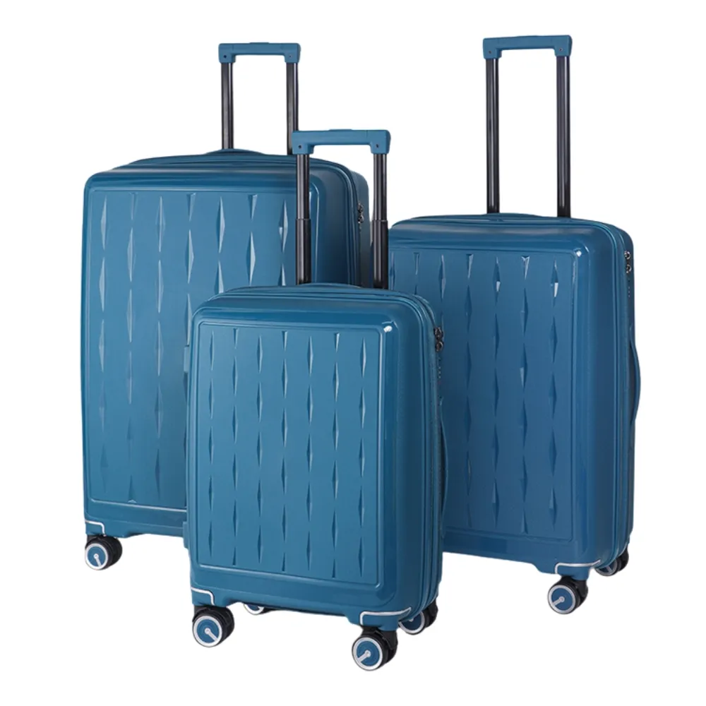 4 सार्वभौमिक स्पिनर पहियों के साथ थोक सूटकेस ट्रॉली बैग यात्रा व्यापार यात्रा के लिए सेट