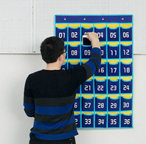 30 túi lưu trữ nhà lưới điện thoại di động treo Túi Số Lớp Học biểu đồ túi trên cửa treo tổ chức - Product Image 2