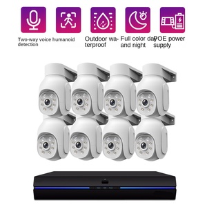 Hot Cross-Border Sale 8-Way PTZ CCTV <strong>Security</strong> <strong>Camera</strong> Suite 5 Million Units POE Wired Outdoor HD Network Monitor Wide Angle - Product Image 3