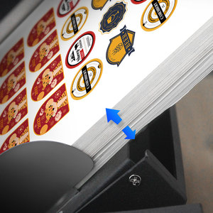 FS350DC自動二重ヘッドサーボモーター死ぬ切断機ビニールステッカーシートラベルカッター用高速 - Product Image 6