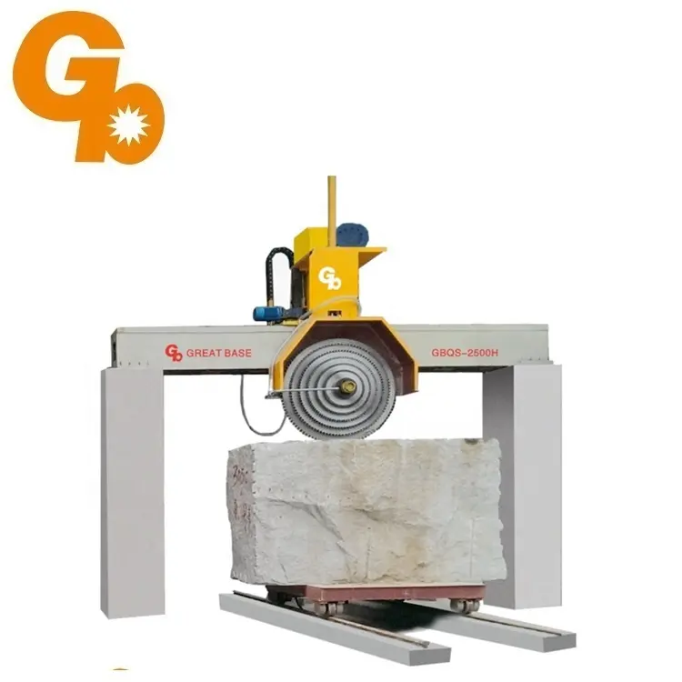 Multi Blade Granite Stone Cutting Table Saw Machine