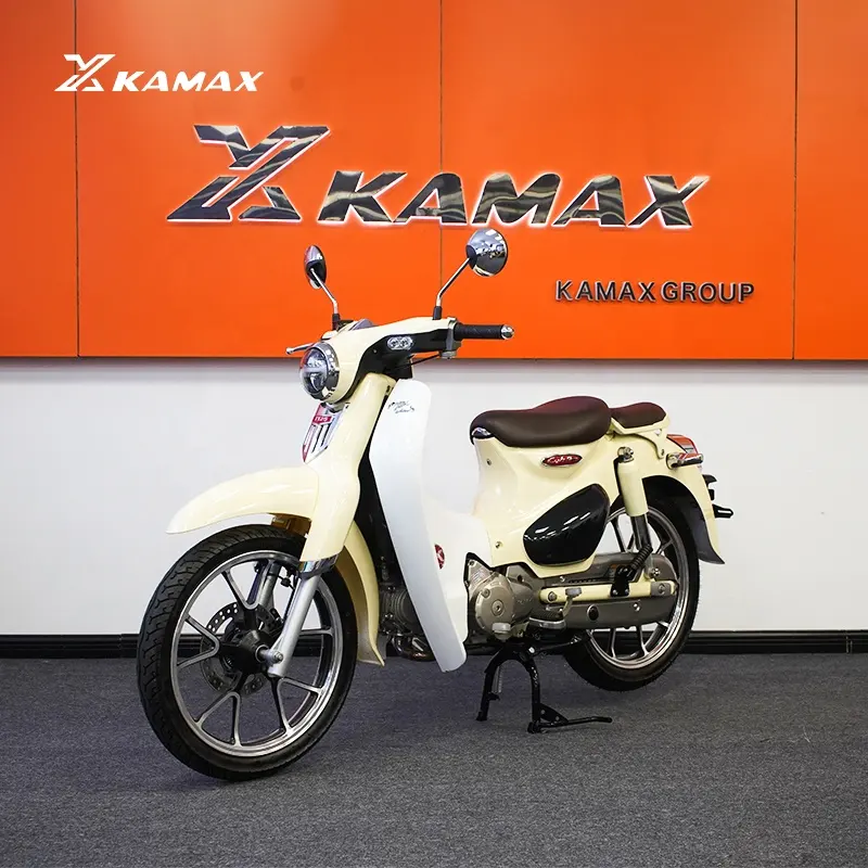 Kamax Cub Pro 125cc จักรยานยนต์แก๊สที่ถูกที่สุด สกู๊ตเตอร์เคลื่อนที่มอเตอร์ระบายความร้อนด้วยอากาศสี่จังหวะสูบเดียว