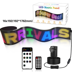 Фабрика Гуандун, USB, 5 В, RGB, рисунок, анимация, текстовая прокручивающая панель, рекламная светодиодная вывеска, экран - Product Image 6