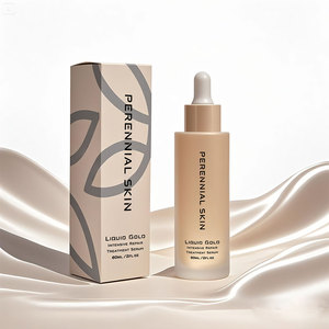 Lüks saç uçucu yağ damlalık pembe 30ml 50ml 60ml 100ml 150ml boş cam kozmetik nemlendirici bronzlaşma yağ şişesi kutusu ile - Product Image 2