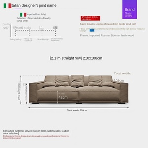 <span class=keywords><strong>Baxer</strong></span> hình đặc biệt một chỗ ngồi sofa ý tối giản ánh sáng sang trọng vải phòng khách hiện đại đơn giản Budapest lớn thẳng - Product Image 6