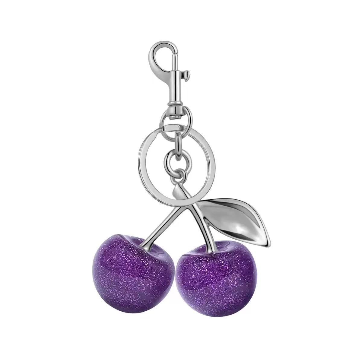 Tige argentée violette - 21 cm - 1 cercle