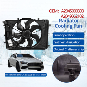 OE a2045000mercedes A2049062102 radyatör soğutma fanı meclisi Mercedes c-class 2008-2015 1.6T e-class 2009-2016 1.6T - Product Image 1