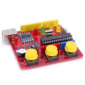OPEN-SMART UNO R3 DIY ATmega328P Placa DE DESARROLLO Kit de piezas de soldadura con botón LED zumbador para Arduino