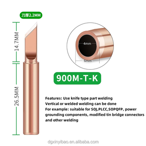2024 yeni ürün 5 adet I + B + K + 2.4D + 3C havya saf bakır 900M havya ucu sting kolu kaynak aracı için - Product Image 2