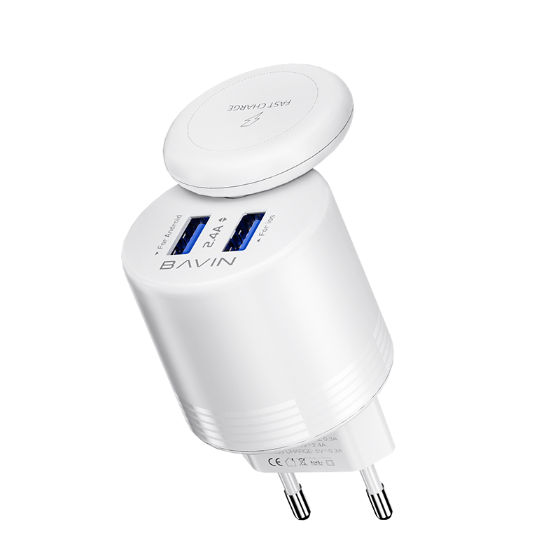 Avec câble micro Blanc