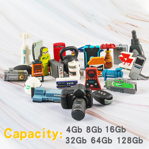 坚持字符形状Flash笔式驱动器定制Logo设计高速usb 3.0定制2D卡通Usb 2.0 PVC定制 - Product Image 3