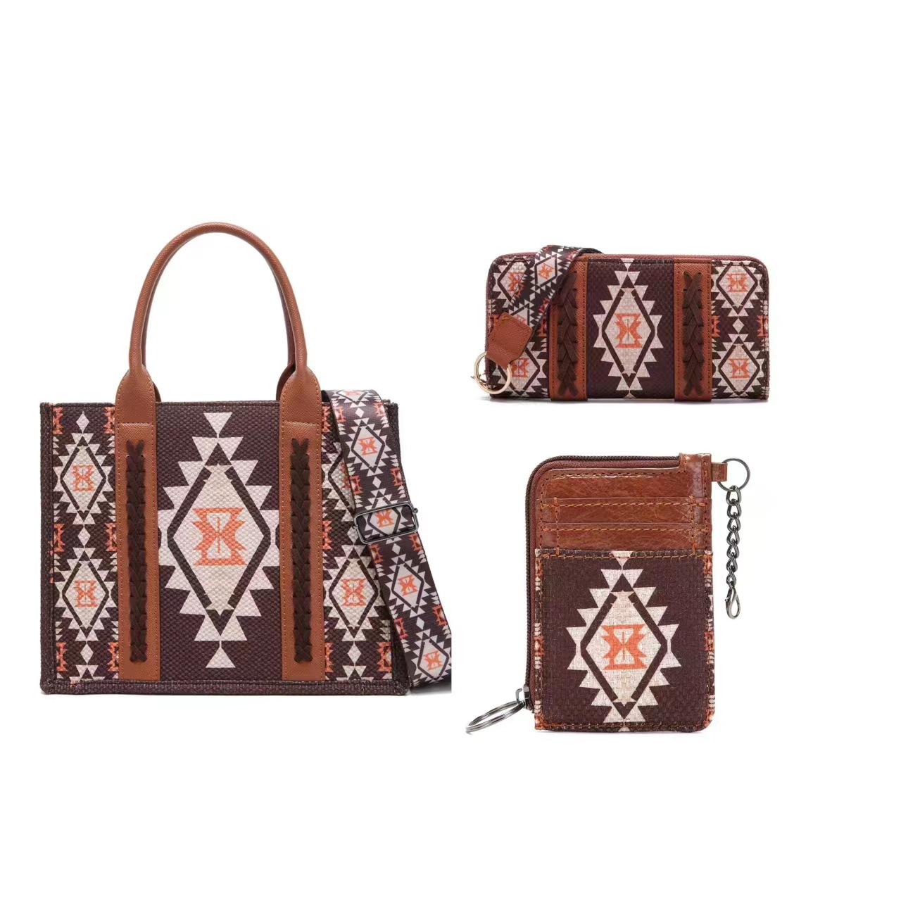 PG851 Three-Piece Set, Dark Brown