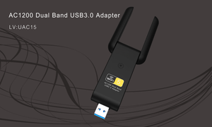 Venta caliente USB 600Mbps WiFi adaptador doble banda 2,4 GHz / 5GHz inalámbrico WLAN adaptador Wifi cifrado tarjeta de red - Product Image 3