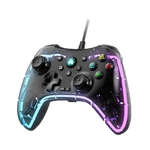 Mando de juego con cable transparente brillante S03, buena calidad, accesorios para Nintendo Switch/Sony PS/ordenador/tabletas - Product Image 1