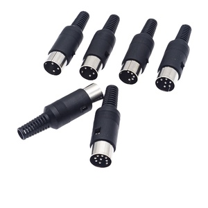 S-terminal fiş ve soket 3/4/5/6/7/8P pin/çekirdek DIN konnektör montaj tipi erkek ve dişi monte klavye fişi - Product Image 2